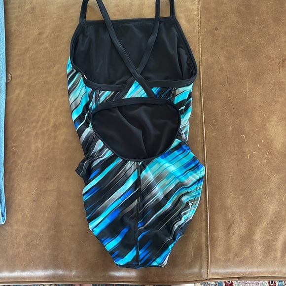 Speedo Printed PowerFLEX Eco Core Flyback Female Youth - Picture 3 of 4